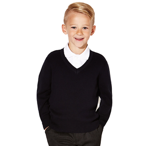 Blazer d'uniforme scolaire personnalisé en gros, logo brodé, deux boutons, printemps/été, 70% polyester 30% coton, unisexe adulte - Product Image 1