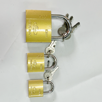 Bon marché, cadenas de sécurité en fer avec logo personnalisé, cadenas en laiton
