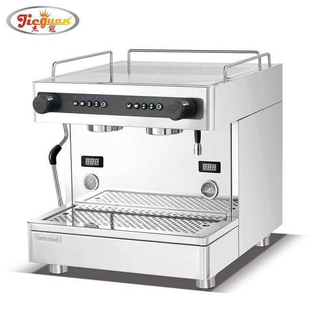 Commercial Italian Semi-Automatic Coffee Machine with Stainless Steel Boiler New Condition Featuring Core Components Pump Motor