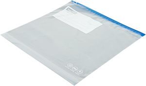 Thick Leakproof Reusable Slider Zipper Food <b>Storage</b> <b>Bags</b> for Pantry and Freezer with Expandable Base and Write - Product Image 4