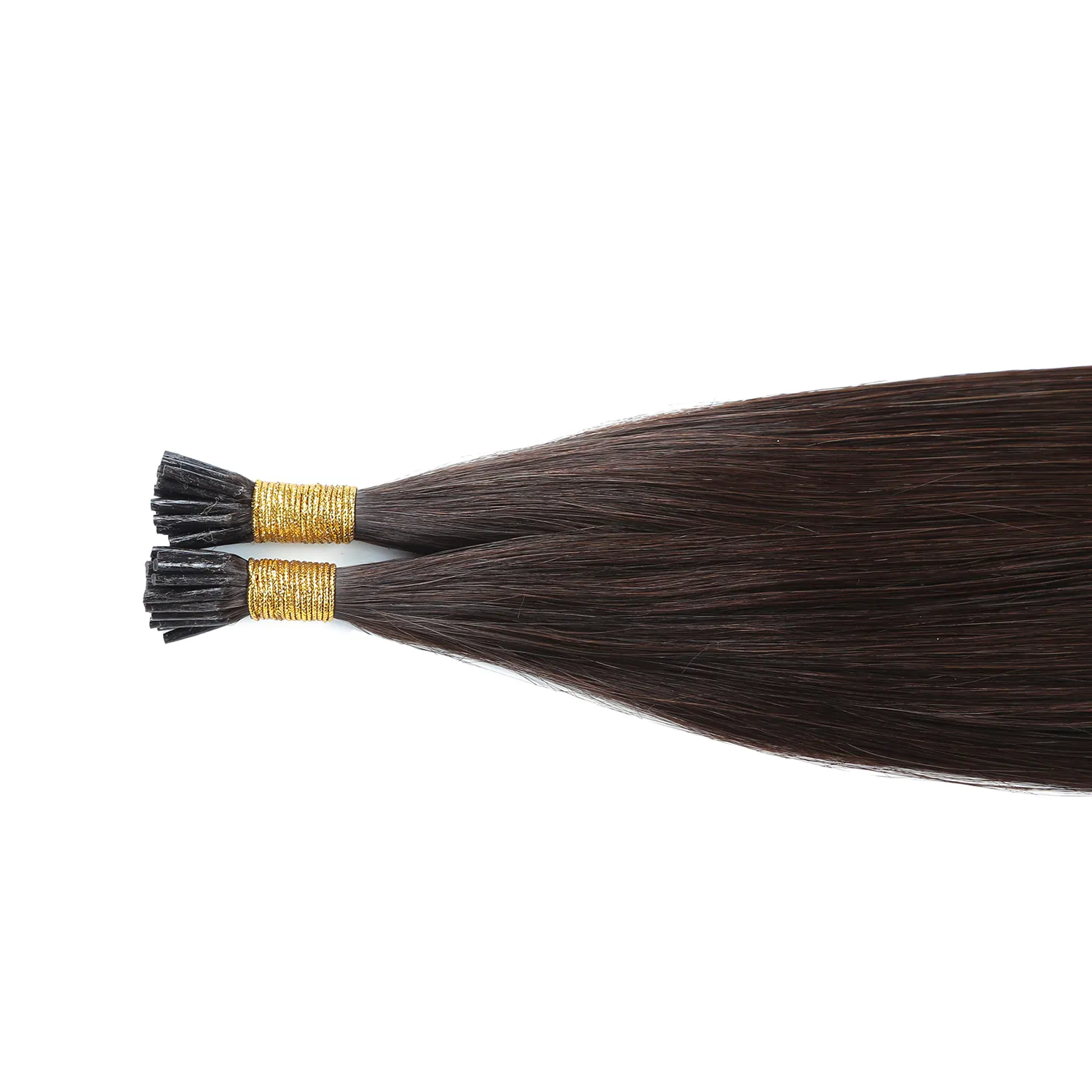 100 fili/confezione I Tip Remy estensioni dei capelli umani stick Hair Pre Bonded Keratin Stick nelle estensioni dei capelli lungo dritto per le donne