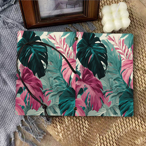 Cuaderno A6 hecho a mano-Vintage Look 80 hojas Carpeta de metal Tether & Metal Pendant Office Record Use with Exotic <span class=keywords><strong>Tropical</strong></span> Pla - Product Image 6