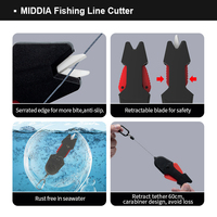 MIDDIA zirkonia keramik mengatasi aksesoris Plier gunting Braid Line Snip Cutter untuk dikepang senar pancing
