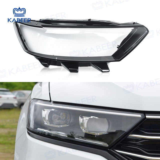 Kabeer Car Headlight System for VW T-ROC Headlamp Lens Cover