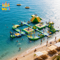 Château gonflable commercial WODI de qualité supérieure en PVC de 0,55 mm, château gonflable aquatique pour enfants et adultes, certifié CE/UL.
