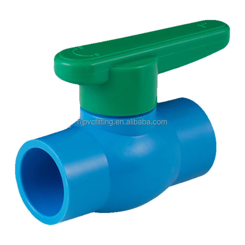 Half Inch Pvc Socket PVC Compact Ball Valve Big Square Green Handle Socket End Half Inch to ...