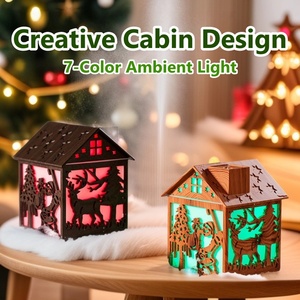 Humidificador Ultrasónico con Luz LED que Cambia de Color, Luz Nocturna de Ambiente Deslumbrante de 7 Colores para Oficina, Hotel, Hogar, Escritorio, Agua - Product Image 3