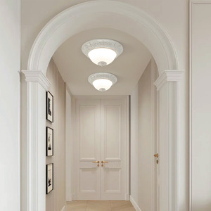 Lámpara de techo de estilo europeo minimalista francés, accesorios de iluminación retro creativos únicos para entrada, pasillo, cocina, balcón - Product Image 3