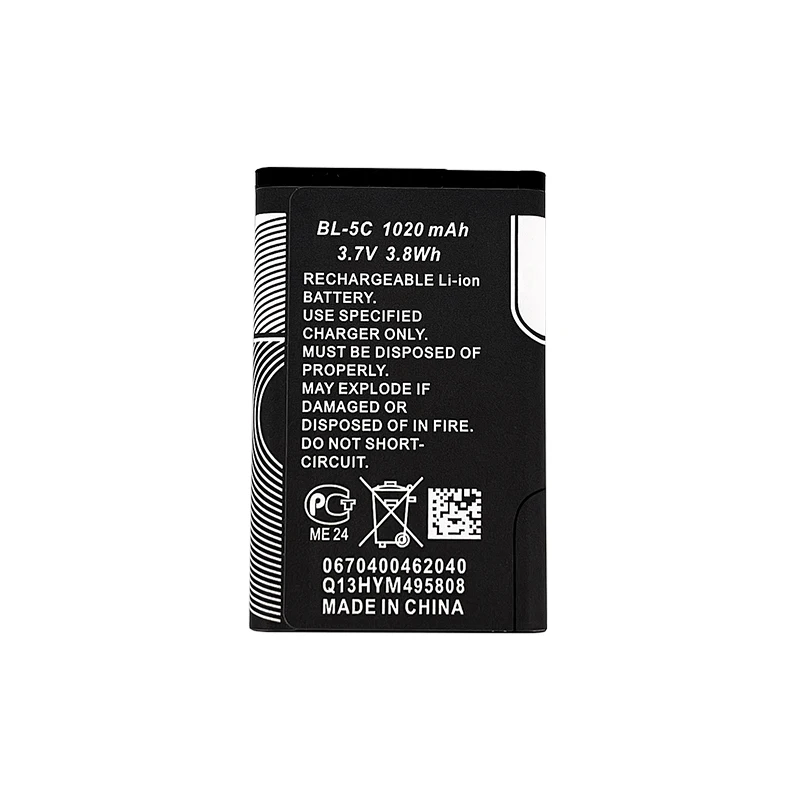 For <strong>Nokia</strong> N95 N96 X5 E65 6210 <strong>N85</strong> N86 C7 N78 Mobile Phone Battery BL-5C BL-5K BL-6F Stock Products