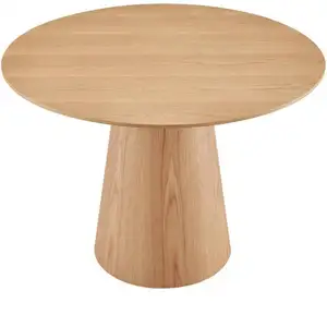 Furniture Design Luxury Solid Wood Table and Chair European Style Rectangle Modern Sled Side Table Bent wood Food Table