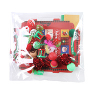 PAIPETPlastic Interactieve Katten Adventskalender 24 Vakjes Huisdier Speelgoed Cadeaubox Kerst Blind Box Set
