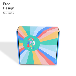 무료 디자인 맞춤 골판지 우편물 종이 상자 배송 - Product Image 6