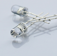 JuHong 5mm LED blanco Diodos de lámpara de muestra gratis Precio competitivo Rohs Reach Certificado 8000-15000K Hoja de datos de longitud de onda 1000PCs