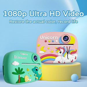 Fotocamera Istantanea per Bambini con Stampa a Un Clic, Design Unicorno, 200DPI, Sensore CMOS Termico, Garanzia <span class=keywords><strong>1</strong></span> <span class=keywords><strong>Anno</strong></span>, Ideale per Asilo e Attività all'Aperto - Product Image 5