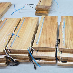 Kệ gỗ nổi tùy chỉnh có đèn LED bên dưới, kệ góc để đồ, nội thất nhà bếp, đạt chứng nhận CE SAA RoHS RCM - Product Image 6