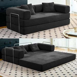 Sofá Cama Modular de Lujo, de Alta Densidad, Compresible, con Tela Moderna, Envasado al Vacío, para Sala de Estar, Muebles para el Hogar - Product Image 4