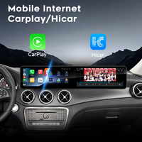 Radio para Auto Android con Pantalla Dual de 12.3 Pulgadas, Navegación GPS Automotriz, Unidad Principal Carplay para Mercedes Benz Clase A