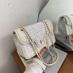 Pequeño bolso de cadena de lana para mujer, <span class=keywords><strong>2020</strong></span> otoño/invierno nuevo estilo coreano de moda, versátil bandolera de un solo hombro a la moda S - Product Image 4