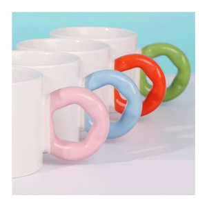 Tasse à café en céramique blanche à sublimation créative, tasse à eau, tasse à café, poignée épaisse, logo <span class=keywords><strong>personnalisé</strong></span>, photo, cadeau amusant pour un <span class=keywords><strong>anniversaire</strong></span> - Product Image 2