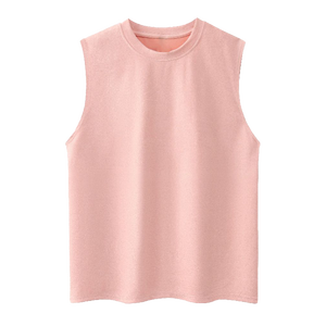 CB120-QL300 canottiere estive Unisex Top da ginnastica Casual Casual da uomo in pelle scamosciata traspirante alla moda senza maniche da <span class=keywords><strong>donna</strong></span> - Product Image 4