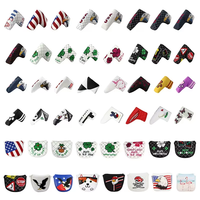 Funda Protectora para Palos de Golf, de Cuero PU Impermeable, con Diseño Divertido de Animales de Peluche, Logotipo Personalizado Bordado, Cierre Magnético, Venta al Por Mayor OEM