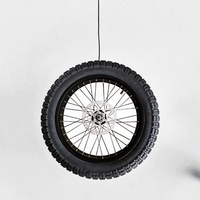 Set Roda Motor Sepeda Berkualitas Tinggi, Velg Aluminium Depan dan Belakang 20 Inch, Ban Multi-Terrain 4.5 Fat dengan Ban Dalam.