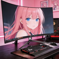 Nouveau Moniteur de Jeu LCD 240Hz en Stock avec Haut-parleur Intégré, Taux de Rafraîchissement Élevé pour l'Esports et les Jeux Compétitifs, Livraison Rapide