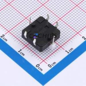 TSL12122-073B512CN-1E01 Tactile Switch Through hole-6P,11.7x11.5mm Switch Single Pole Single Throw Round Button 2.8N 11.7mm - Product Image 2