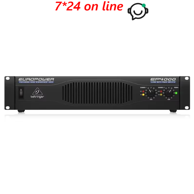 Professional 4000W Stereo Power Amplifier with ATR (Accelerated Transient Response) Technology