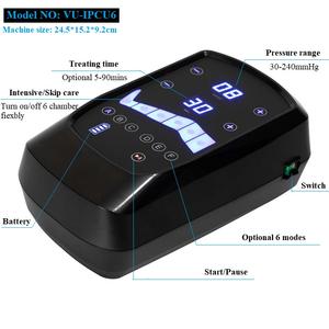 Kabellose Luftkompressions-Beinmassagehose mit 6 Kammern in Bester Qualität, System zur Schnellen Sportregeneration und Reduzierung von Ödemen - Product Image 3