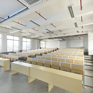 Asientos de Madera para Aulas Universitarias, Sillas y Mesas Fijas para Teatros Escolares y Universitarios - Product Image 3