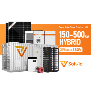 Kit ESS Comercial Solvic de 50KW-500KW Trifásico Híbrido HV LiFePO4 430kWh 600kWh con Paneles Solares MPPT e Inversor Megarevo de Fábrica - Product Image 1