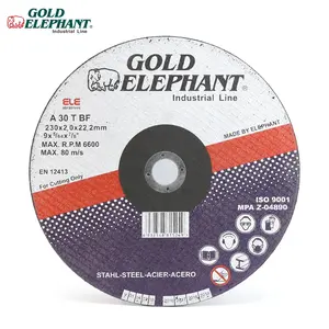 Gold Elephant manufacturer supply high quality metal cutting wheels 9 inch 230mm cutting disc