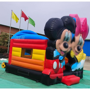 Castillo Inflable de Dibujos Animados, Lindo y Divertido, para Niños, con Soplador, para Fiestas de Cumpleaños - Product Image 3