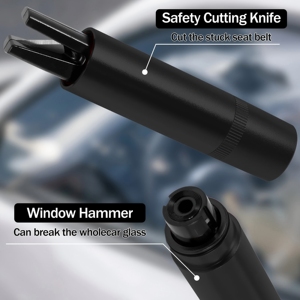 Outil d'évacuation d'urgence pour voiture en alliage avec marteau <span class=keywords><strong>de</strong></span> sécurité 2 en 1 - Product Image 2