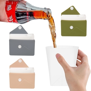 1 PC Portable Folding Water <b>Cup</b> Outdoor Camping Multifunctional Casual <b>Cup</b> <b>Reusable</b> Drink Portable <b>Cup</b> Travel Casual <b>Cup</b> - Product Image 1