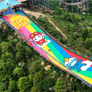 Vente en gros d'équipements d'amusement de luxe ANXIN en HDPE pour l'extérieur, toboggan à <span class=keywords><strong>neige</strong></span> sèche arc-en-ciel pour enfants et adultes - Product Image 4