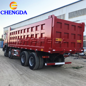 Camion benne Sinotruk HOWO d'occasion, neuf, 371 ch, 8x4, 12 roues, pour le transport, à vendre - Product Image 5