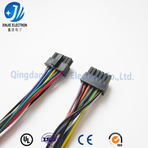 औद्योगिक नियंत्रण के लिए उल प्रमाणित कस्टम मल्टी-कलर मल्टी-पिन वायर हार्नेस, औद्योगिक नियंत्रण के लिए काले कनेक्टर के साथ रंग-कोडित वायरिंग असेंबली - Product Image 4