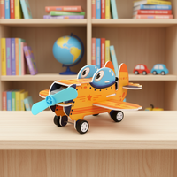 Kit de construction d'avion à monter soi-même pour enfants, jouet scientifique STEAM