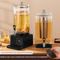 Chauffe-eau électrique à réservoir séparé, machine à infuser le thé automatique, cafetière avec filtre pour hôtel, percolateurs, cafetière à thé commerciale