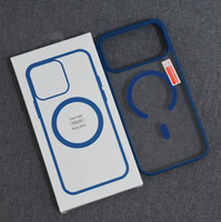 GSCASE Luxury Matte Tpu Acrylic Magnetic Wireless Charge Soft Shockproof Cover untuk Iphone 17 Air 16 15 14 13 12 11 Pro Max