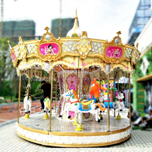 Atracciones Modernas de China, Atracciones para Niños, Parque de Atracciones, Nuevos Caballos de Carrusel de 8 Asientos - Product Image 1