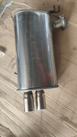Suku Cadang Mobil Murah Baru Knalpot Belakang Stainless Steel Dual Tips 2007-2013 Mitsubishi Outlander 3.0L V6 Rakitan YUEYANG