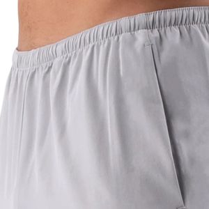 Shorts de sport gris argenté pour hommes, séchage rapide, pour la gym et la course, avec poches latérales, vêtements de sport athlétiques - Product Image 6