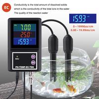 6 en 1 pH Température CE compteur TDS testeur Multiparamètres analyseur de qualité de l'eau équipement de surveillance pour natatorium
