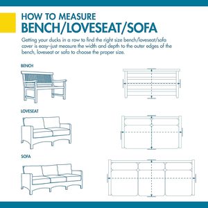 חסין מים 4 עונות כיסא כפול חיצוני כיסוי ריהוט כבד פטיו חובה לכסות גודל מותאם אישית - Product Image 5