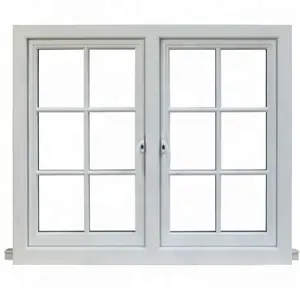 ขายส่ง Soundproof ที่กำหนดเอง Casement Window Pvc Upvc Windows คู่กระจกนิรภัย