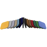 Panneau acoustique insonorisant pour salon, chambre, bureau et hôtel, autocollants muraux en feutre acoustique