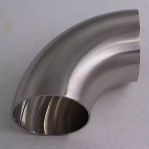 Coude à 90 degrés en acier inoxydable Sch40, soudé bout à bout, conforme ASME B16.9 - Product Image 1